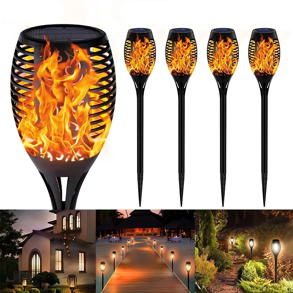 12LED Solar Flame Light