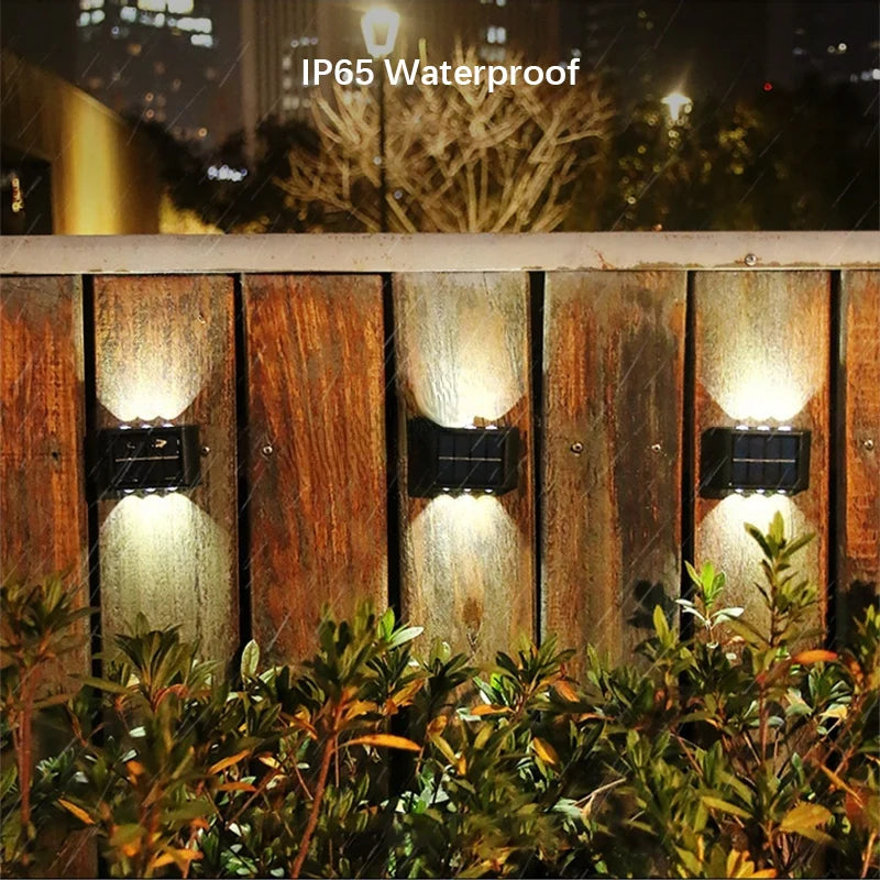 6LED Solar Wall Light