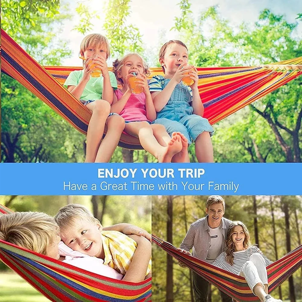 Double Canvas Cotton Hammock