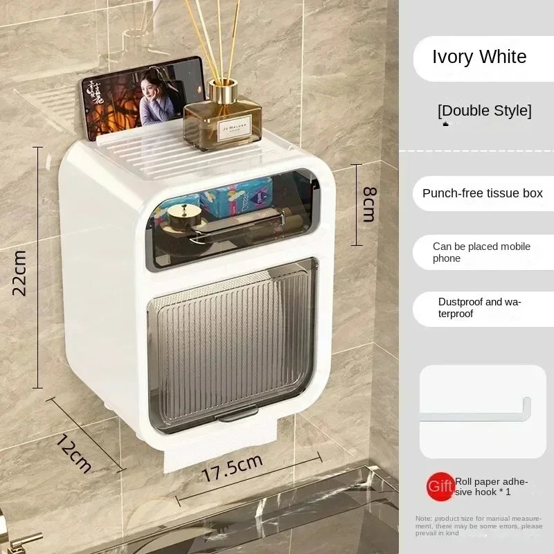 Wall Mounted Toilet Paper Holder