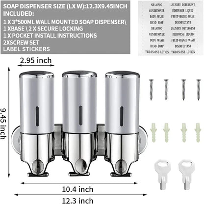 Wall Mounted Manual Soap Dispenser