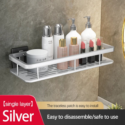 Stainless Steel Suction Shower Rack