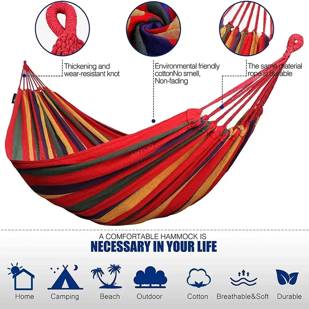 Double Canvas Cotton Hammock