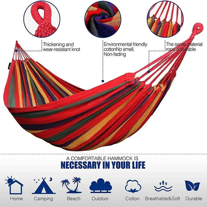 Double Canvas Cotton Hammock