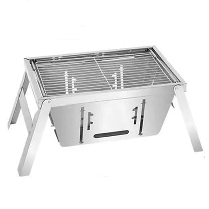 Stainless Steel Folding Smokeless Charcoal Barbecue Stove