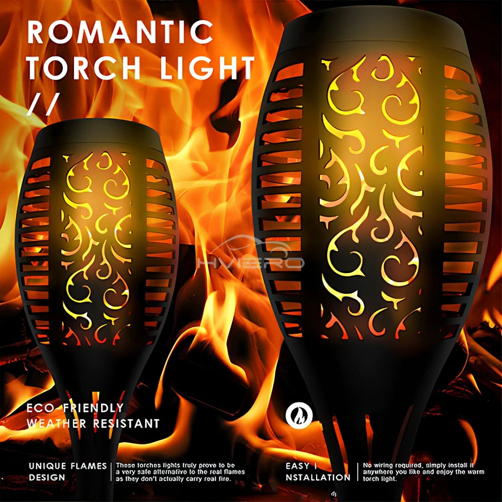 12LED Solar Flame Light