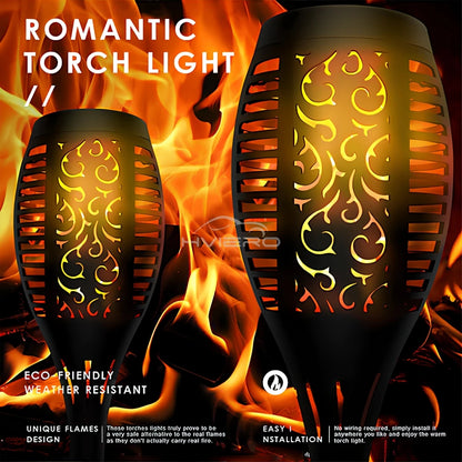 12LED Solar Flame Light