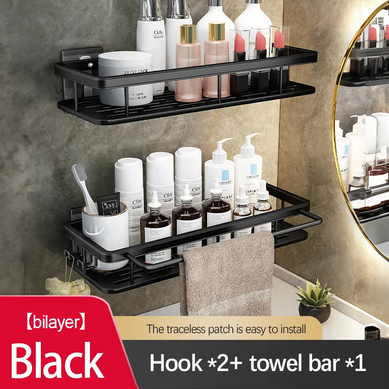 Stainless Steel Suction Shower Rack