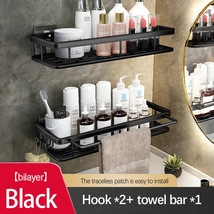 Stainless Steel Suction Shower Rack