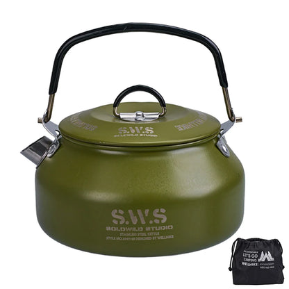 0.8L Portable Stainless Steel Camping Kettle