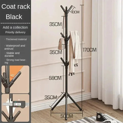 Vertical Tree Branch Clothes Rack