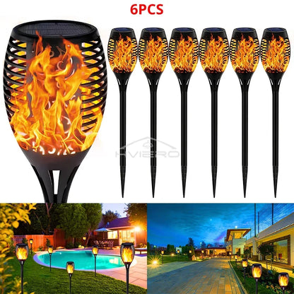 12LED Solar Flame Light