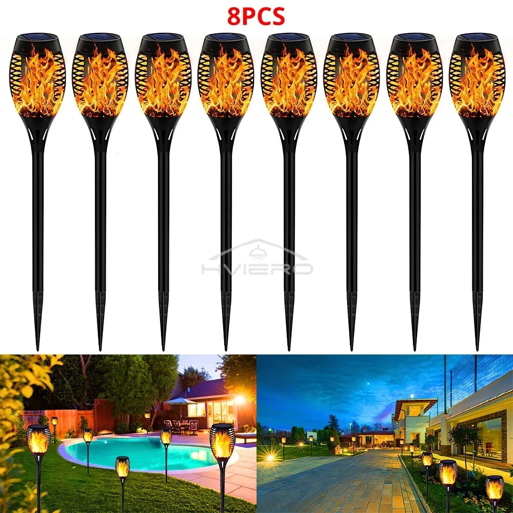12LED Solar Flame Light