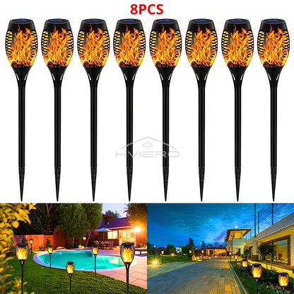 12LED Solar Flame Light