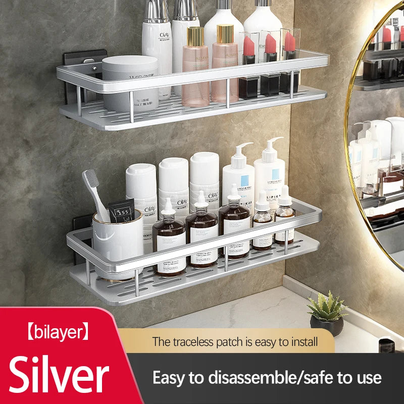 Stainless Steel Suction Shower Rack