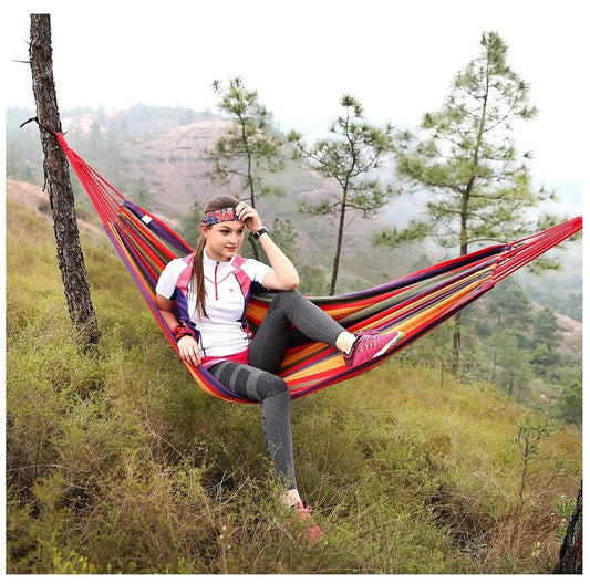 Double Canvas Cotton Hammock