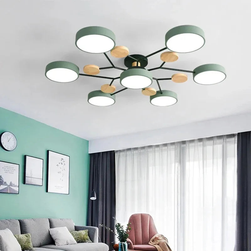 Modern Macaron LED Ceiling Pendant Lamp