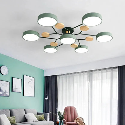 Modern Macaron LED Ceiling Pendant Lamp