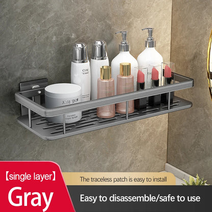Stainless Steel Suction Shower Rack