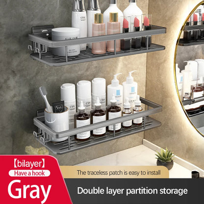 Stainless Steel Suction Shower Rack