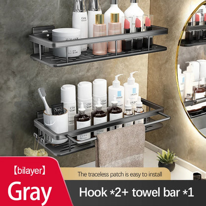 Stainless Steel Suction Shower Rack
