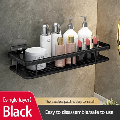Stainless Steel Suction Shower Rack