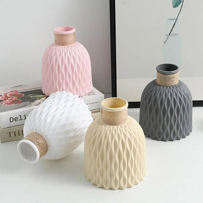 Rope Plastic Vase