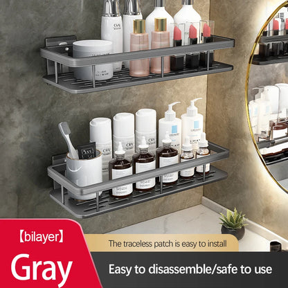 Stainless Steel Suction Shower Rack