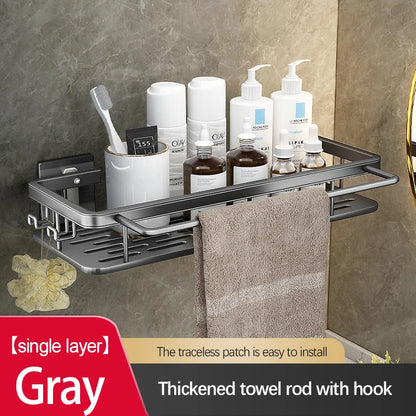 Stainless Steel Suction Shower Rack