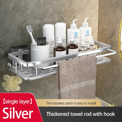 Stainless Steel Suction Shower Rack