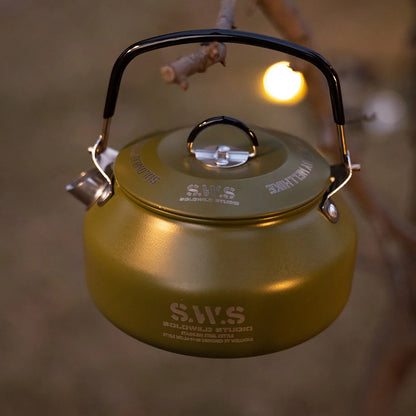 0.8L Portable Stainless Steel Camping Kettle