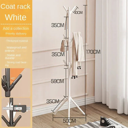Vertical Tree Branch Clothes Rack