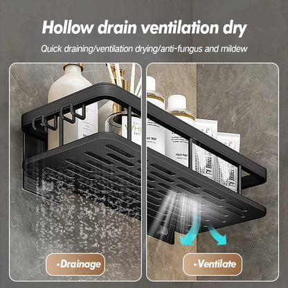 Stainless Steel Suction Shower Rack