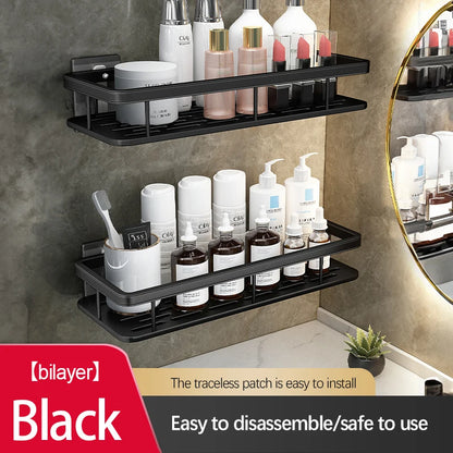 Stainless Steel Suction Shower Rack