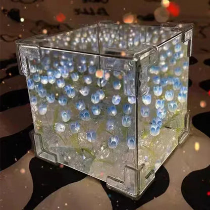 DIY Tulip Flower Cube Night Light