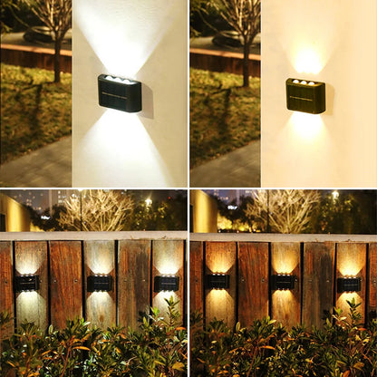 6LED Solar Wall Light