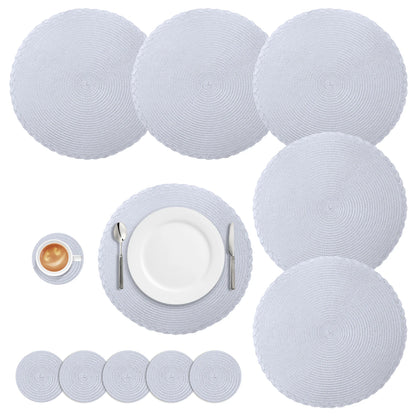 Round Braided Heat-Resistant Washable Dining Placemats