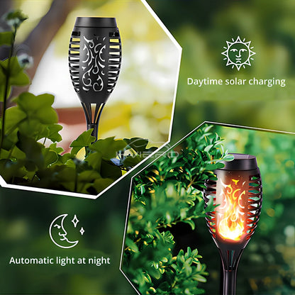 12LED Solar Flame Light