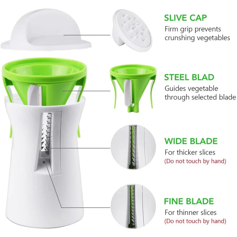 Stainless Steel Spiralizer Vegetable Slicer Pasta Maker