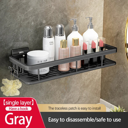 Stainless Steel Suction Shower Rack